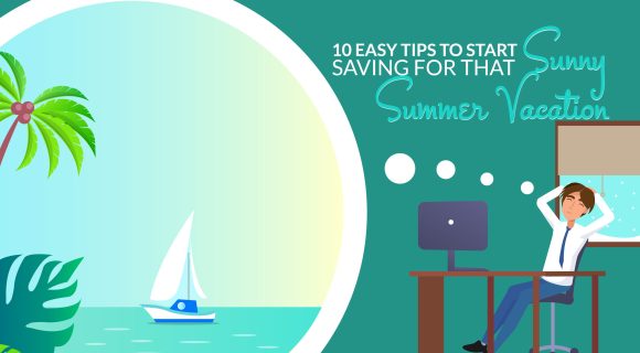 save on a summer vacation infographic
