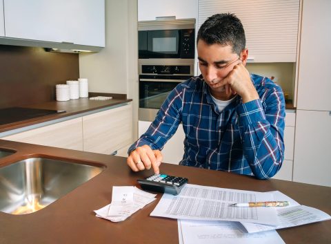 man considering credit repair