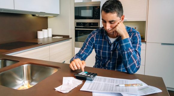 man considering credit repair