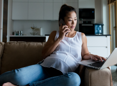 woman consolidating medical bills